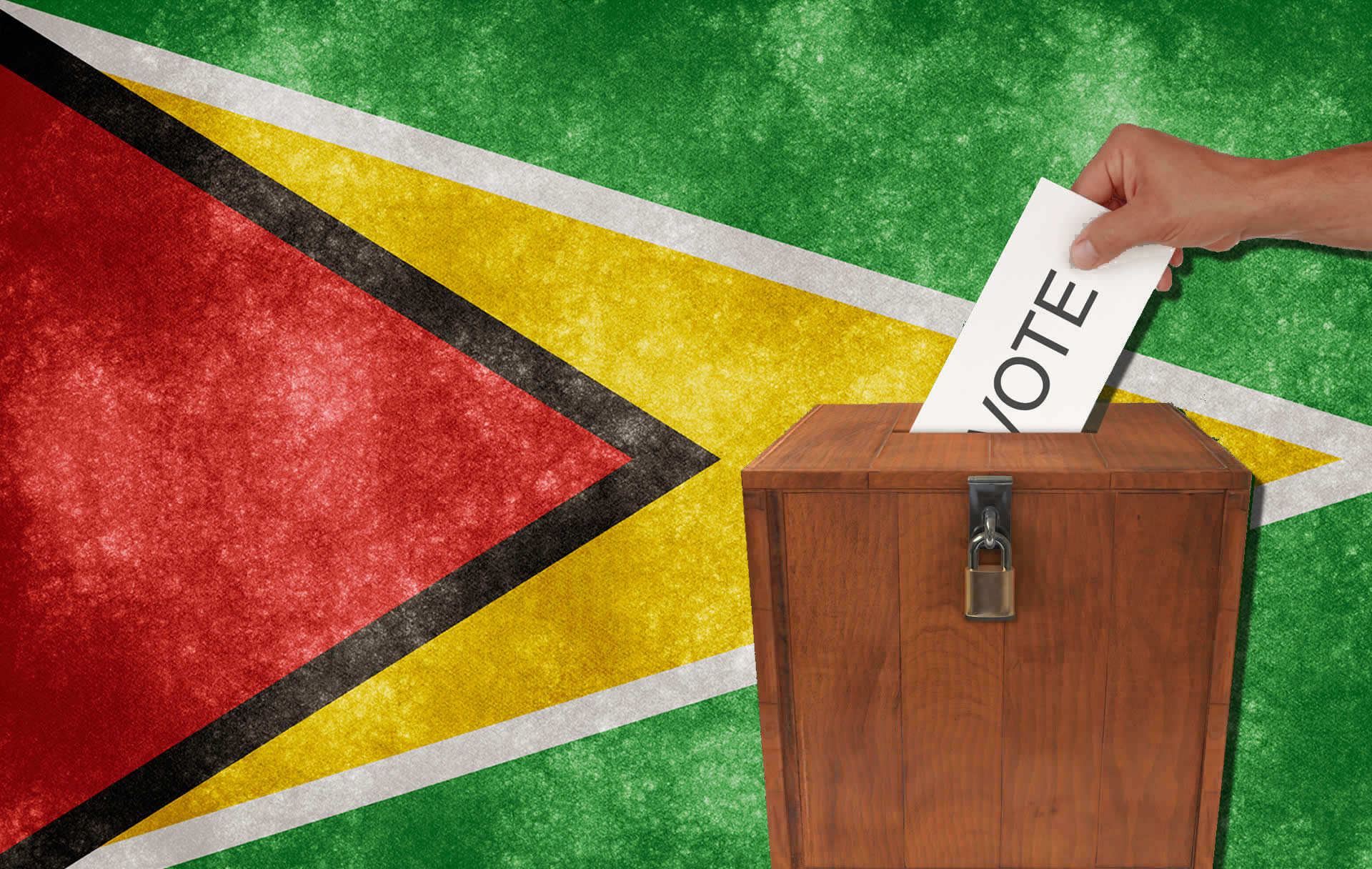 Voting in Guyana