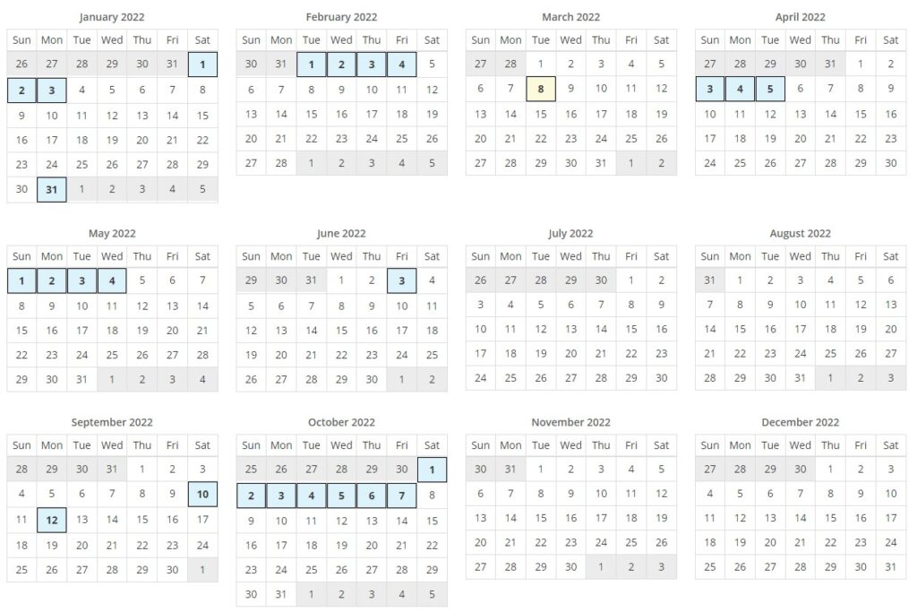 Cny 2022 Public Holiday